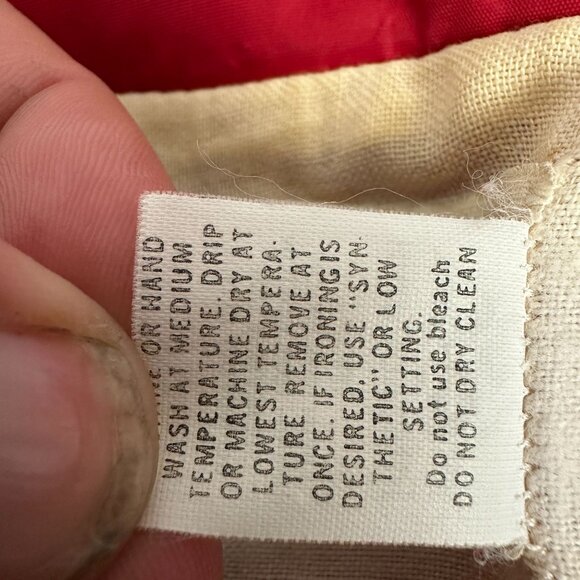 Vintage King Louie Marching 100 Alton Senior High Jacket Red Medium Sax Line USA - Picture 11 of 11